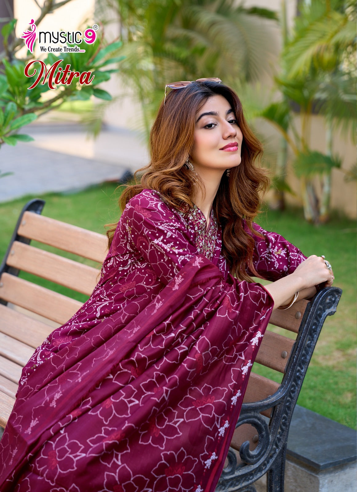 Mitra Vol 1 Mystic 9 Vertican Readymade Pant Style Suits Exporter India