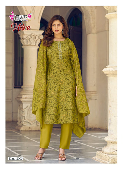 Mitra Vol 2 Mystic 9 Vertican Readymade Pant Style Suits Wholesale Price