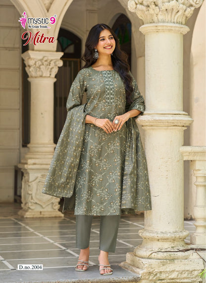 Mitra Vol 2 Mystic 9 Vertican Readymade Pant Style Suits Wholesale Price