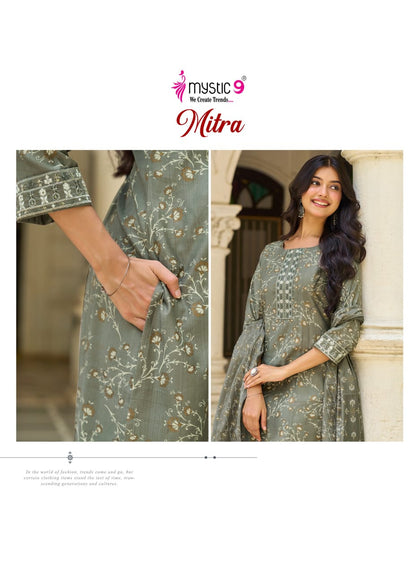 Mitra Vol 2 Mystic 9 Vertican Readymade Pant Style Suits Wholesale Price