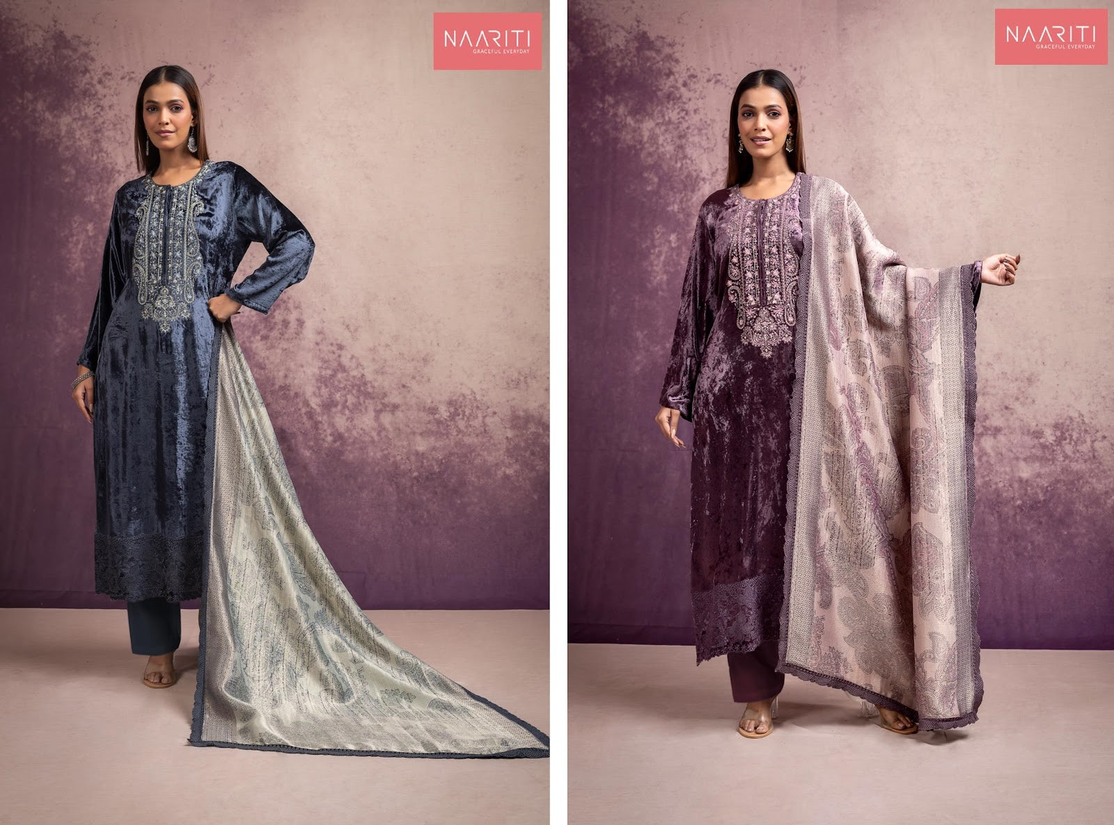 Mitriz Naariti Velvet Suits Exporter