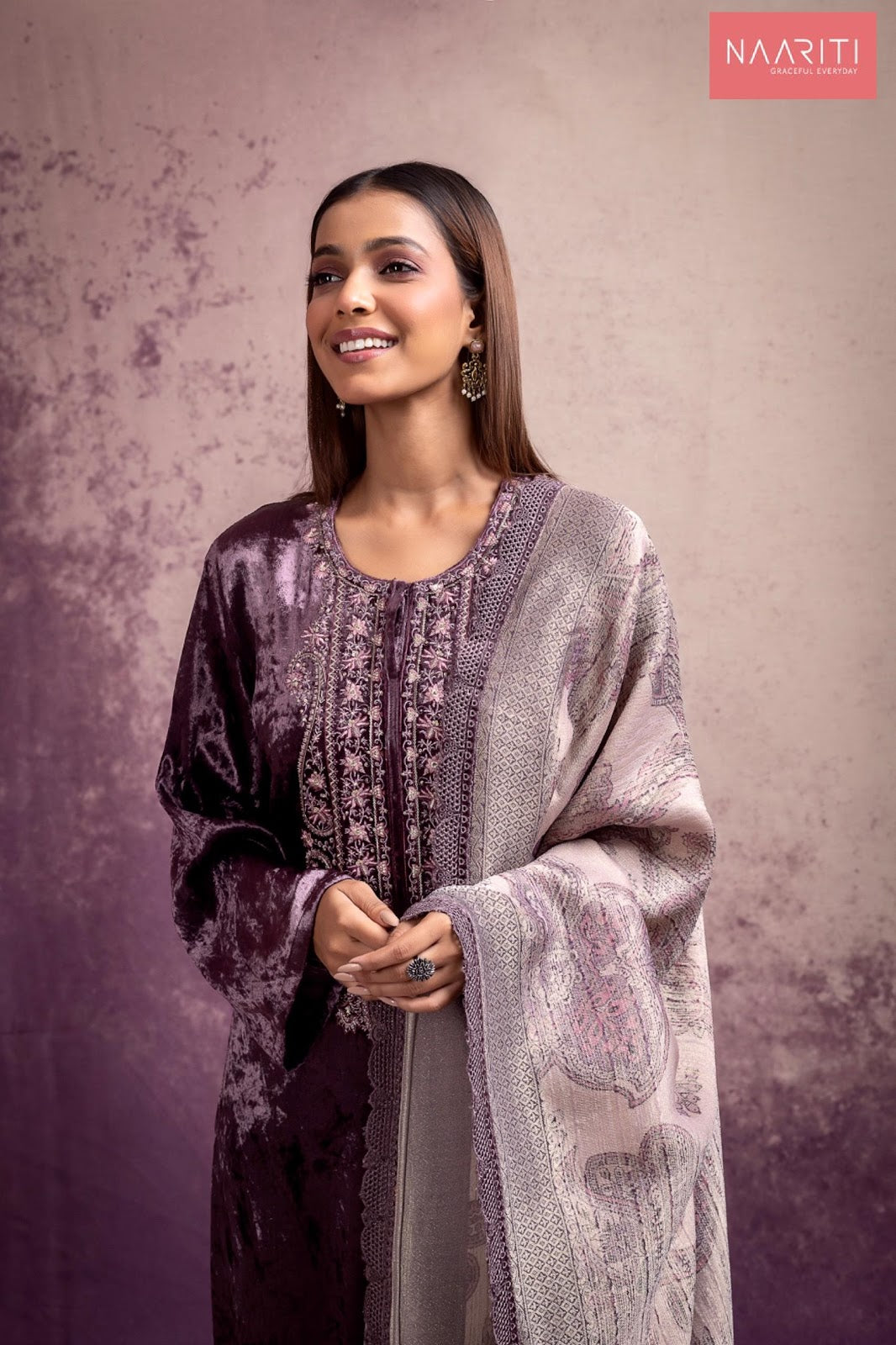 Mitriz Naariti Velvet Suits Exporter