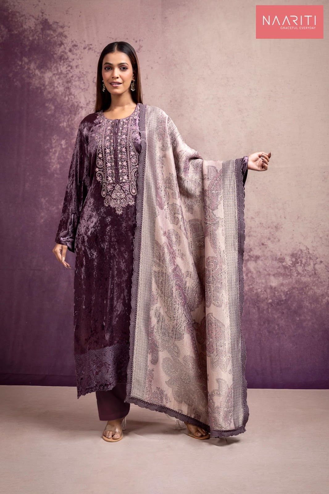 Mitriz Naariti Velvet Suits Exporter