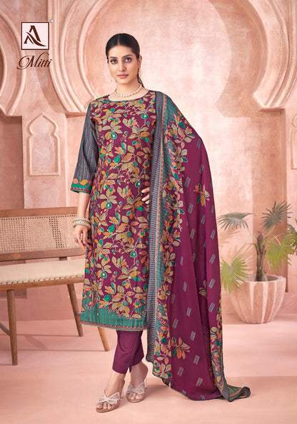Mitti Alok Modal Karachi Salwar Suits Supplier India