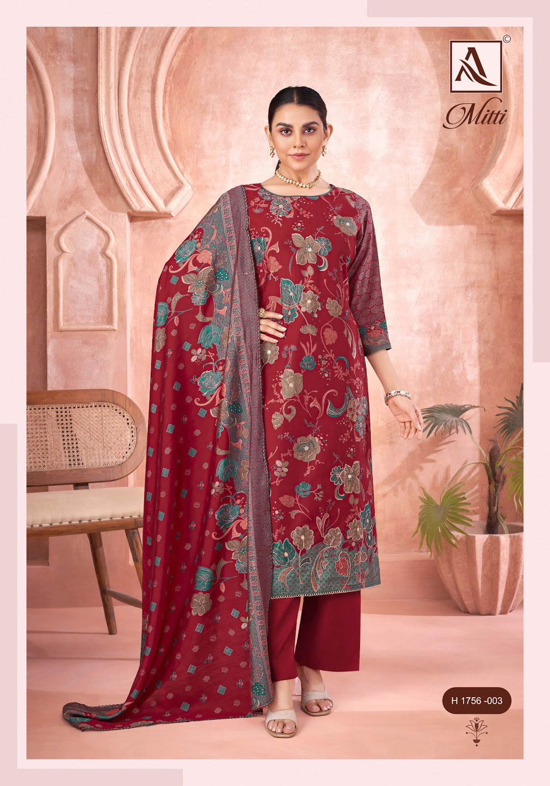 Mitti Alok Modal Karachi Salwar Suits Supplier India
