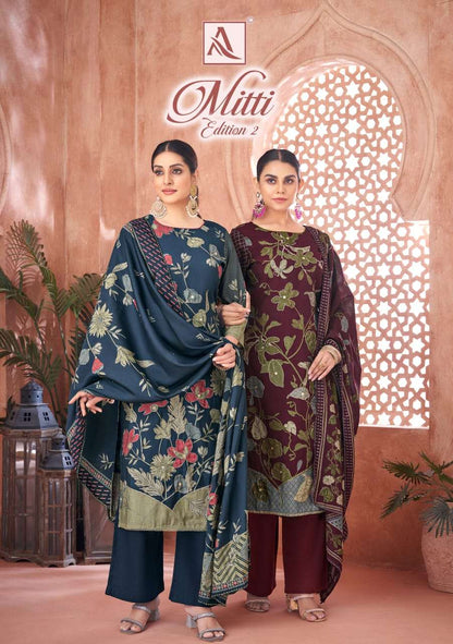 Mitti Edition 2 Alok Modal Karachi Salwar Suits Exporter Gujarat