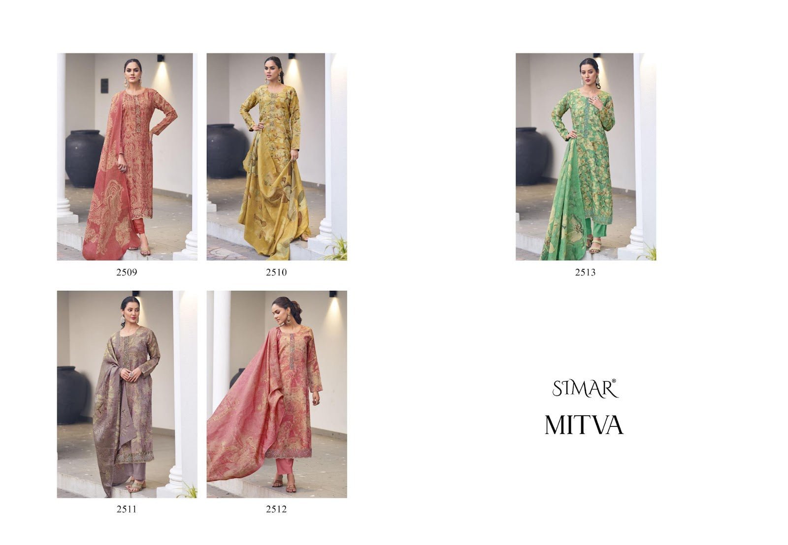 Mitva Simar Kanjivaram Pant Style Suits Wholesale Rate
