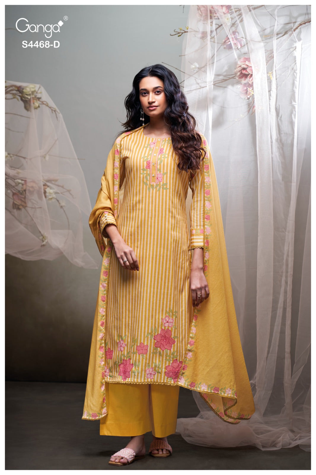 Mivira 4468 Ganga Mul Cotton Pant Style Suits Wholesale Price