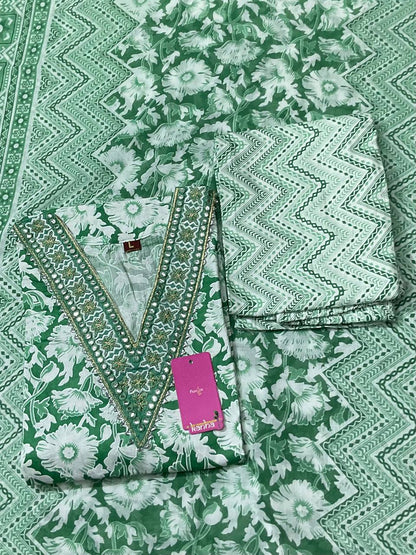 Mivya 140525 Kanha Readymade Cotton Pant Suits Exporter India