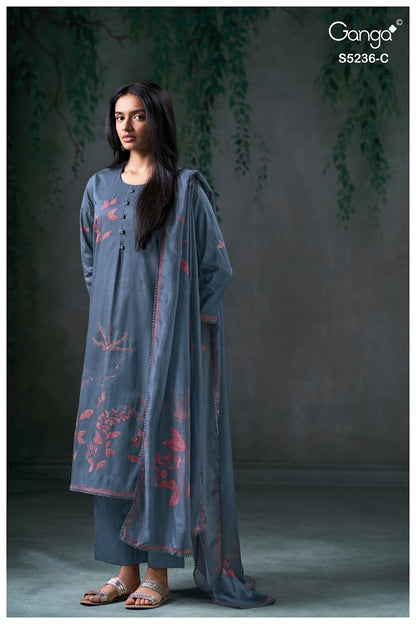Mivya S5236 Ganga Corduroy Pant Style Suits Manufacturer