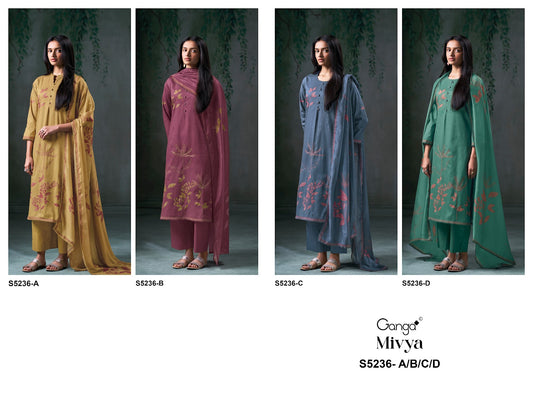 Mivya S5236 Ganga Corduroy Pant Style Suits Manufacturer