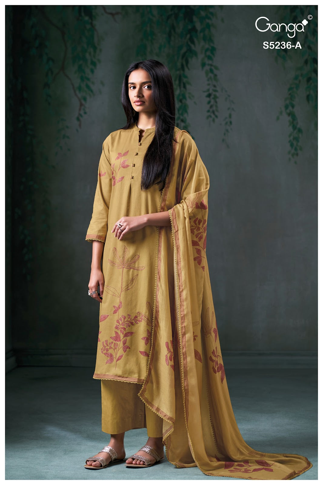 Mivya S5236 Ganga Corduroy Pant Style Suits Manufacturer