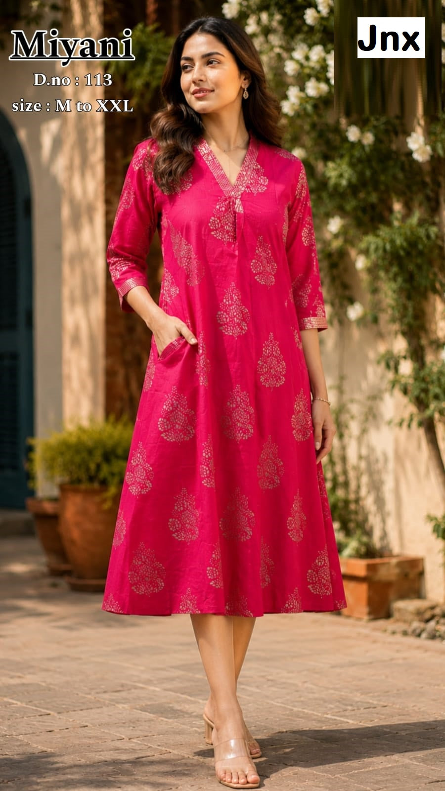 Miyani Jnx A-Line Kurti Wholesale Rate