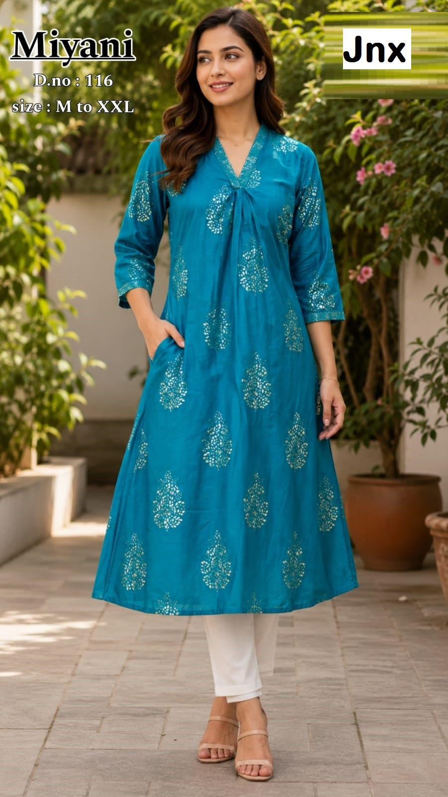 Miyani Jnx A-Line Kurti Wholesale Rate