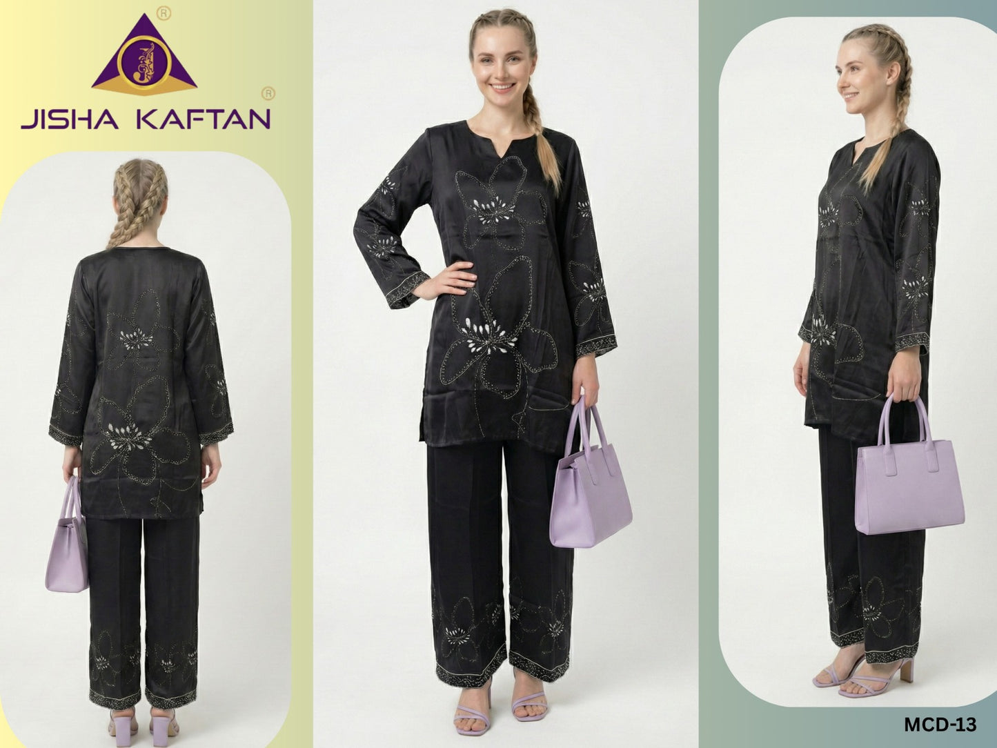 Modern Vol 3 Jelite Jisha Japan Satin Co Ord Set Wholesale Price