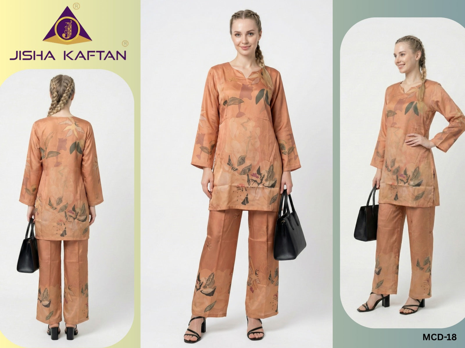 Modern Vol 3 Jelite Jisha Japan Satin Co Ord Set Wholesale Price