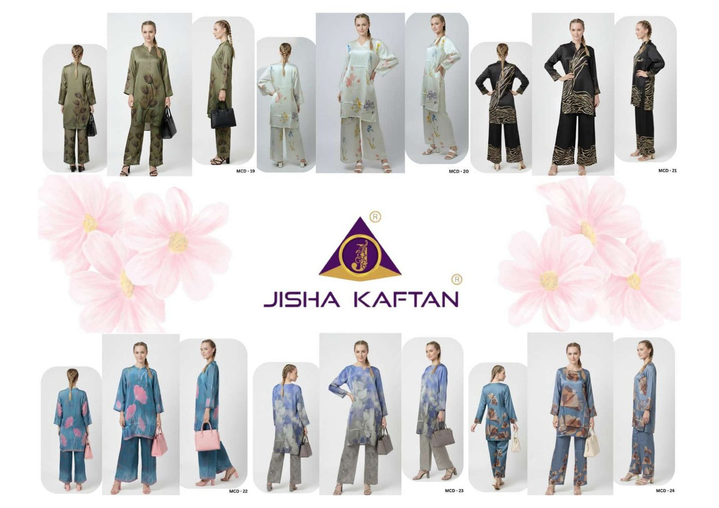 Modern Vol 4 Jelite Jisha Japan Satin Co Ord Set Wholesaler
