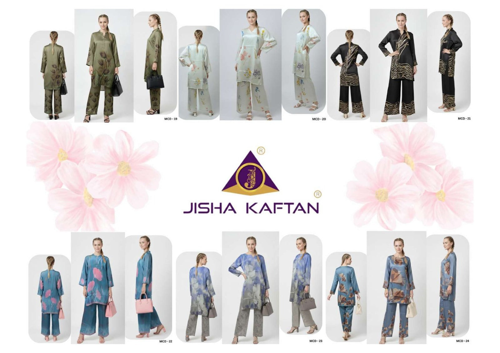 Modern Vol 4 Jelite Jisha Japan Satin Co Ord Set Wholesaler