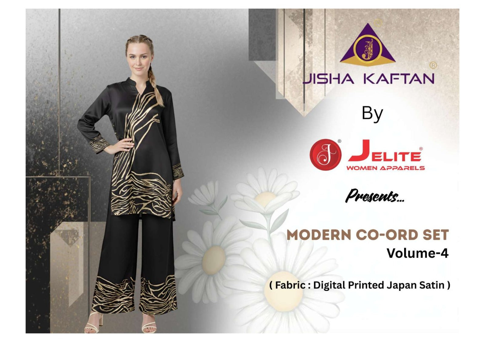 Modern Vol 4 Jelite Jisha Japan Satin Co Ord Set Wholesaler