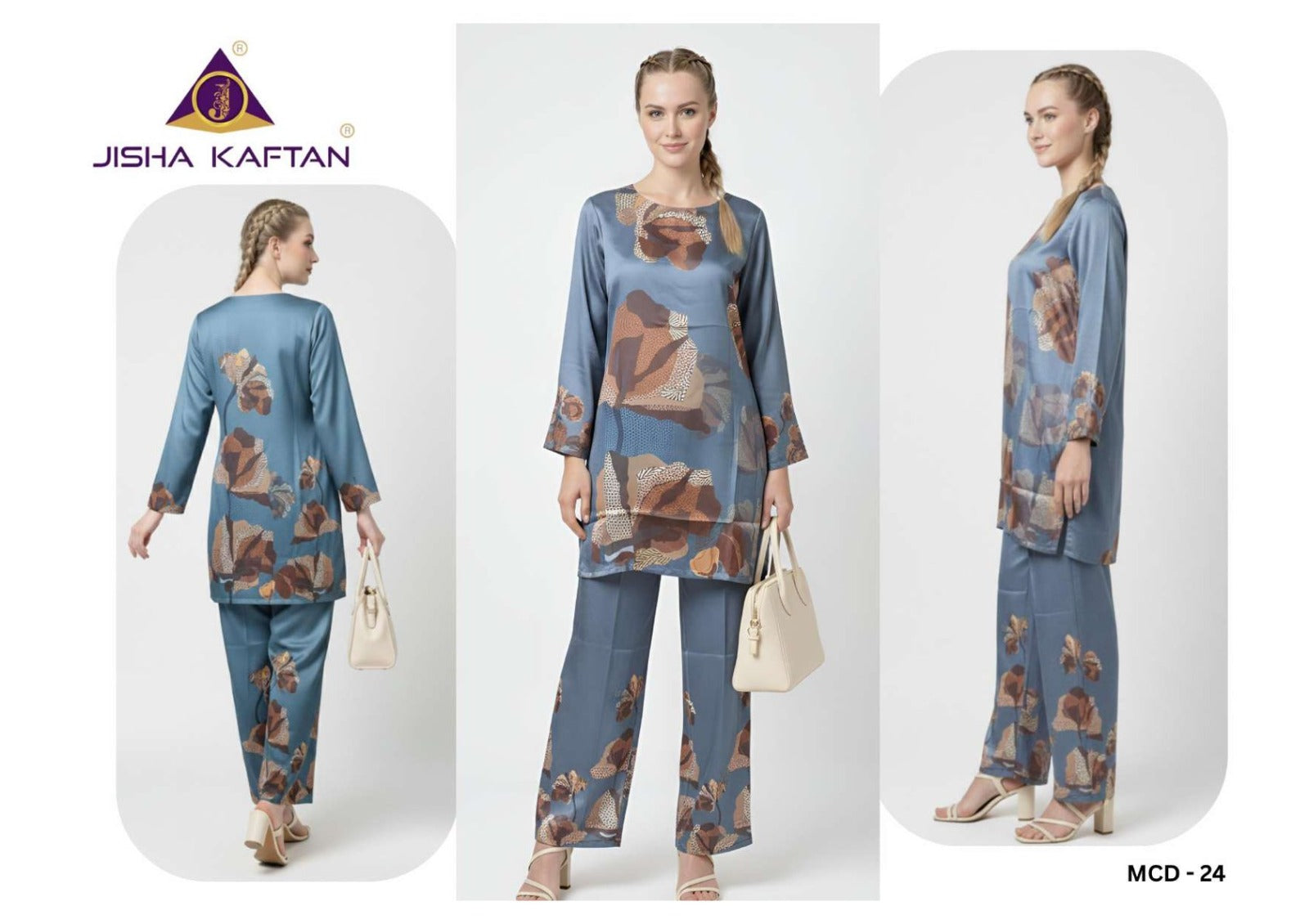 Modern Vol 4 Jelite Jisha Japan Satin Co Ord Set Wholesaler