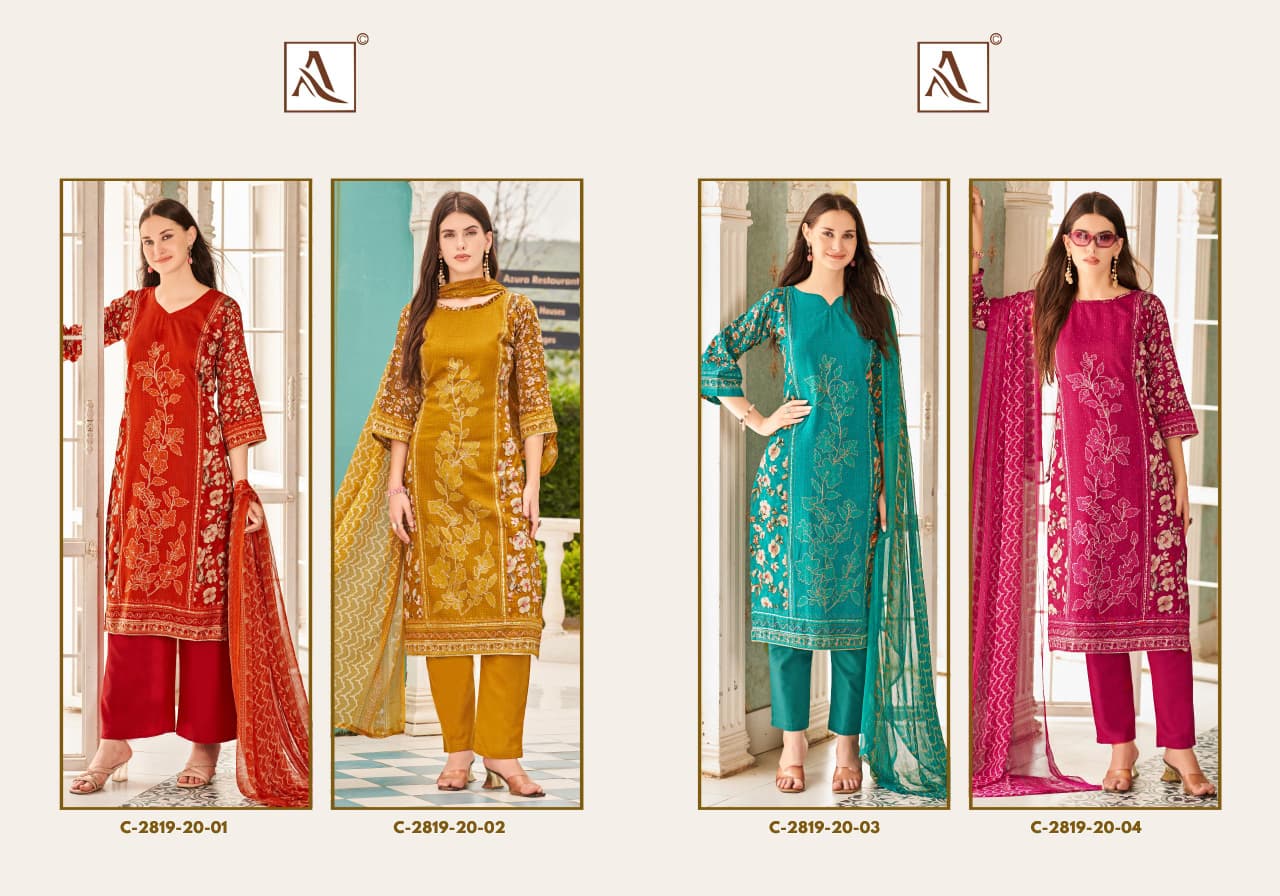 Moga Alok Zam Karachi Salwar Suits Exporter Ahmedabad