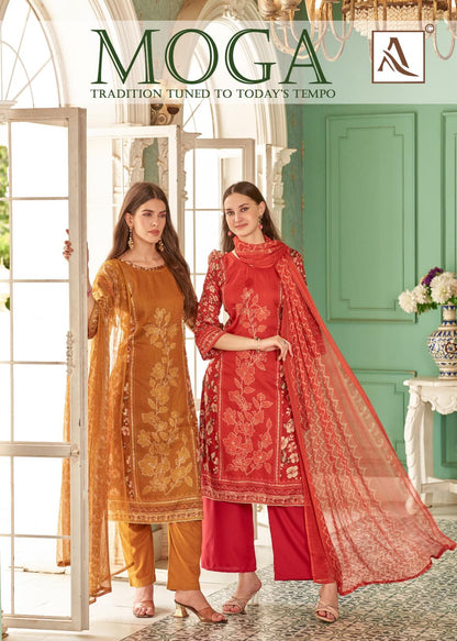 Moga Alok Zam Karachi Salwar Suits Exporter Ahmedabad