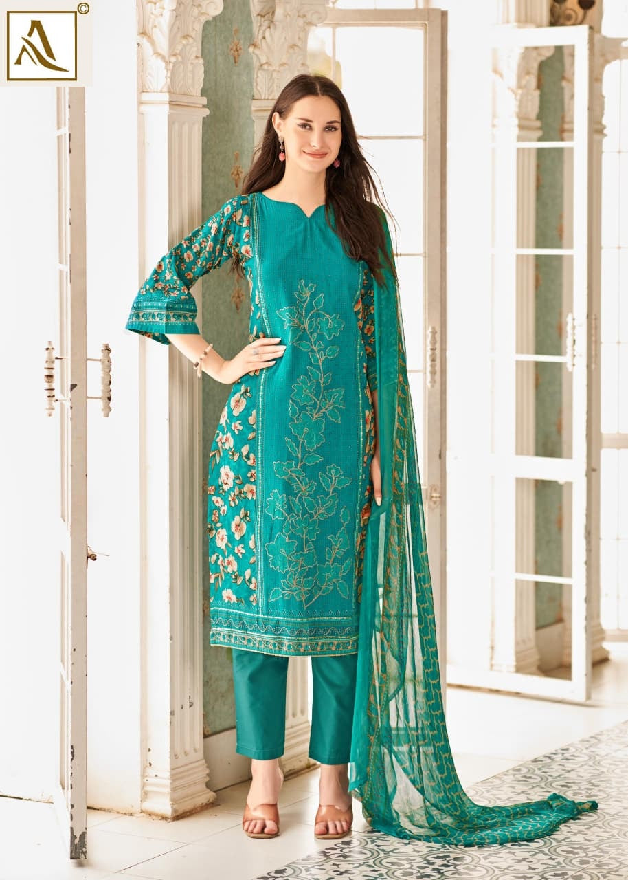Moga Alok Zam Karachi Salwar Suits Exporter Ahmedabad