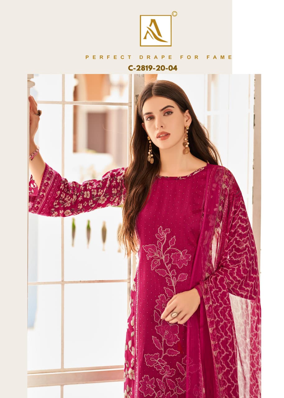 Moga Alok Zam Karachi Salwar Suits Exporter Ahmedabad
