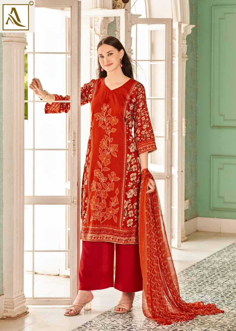 Moga Alok Zam Karachi Salwar Suits Exporter Ahmedabad