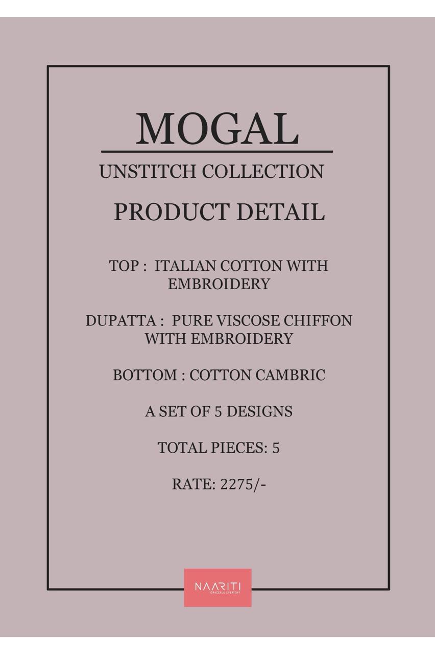Mogal Naariti Cotton Pant Style Suits Exporter India