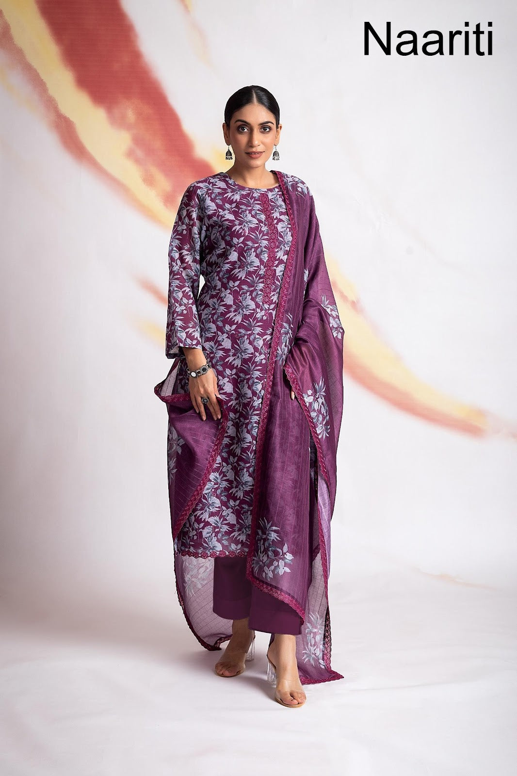 Mogra 4 Naariti Linen Pant Style Suits Exporter Ahmedabad