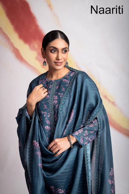 Mogra 4 Naariti Linen Pant Style Suits Exporter Ahmedabad