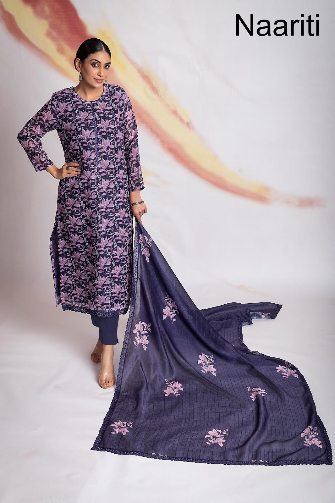 Mogra 4 Naariti Linen Pant Style Suits Exporter Ahmedabad