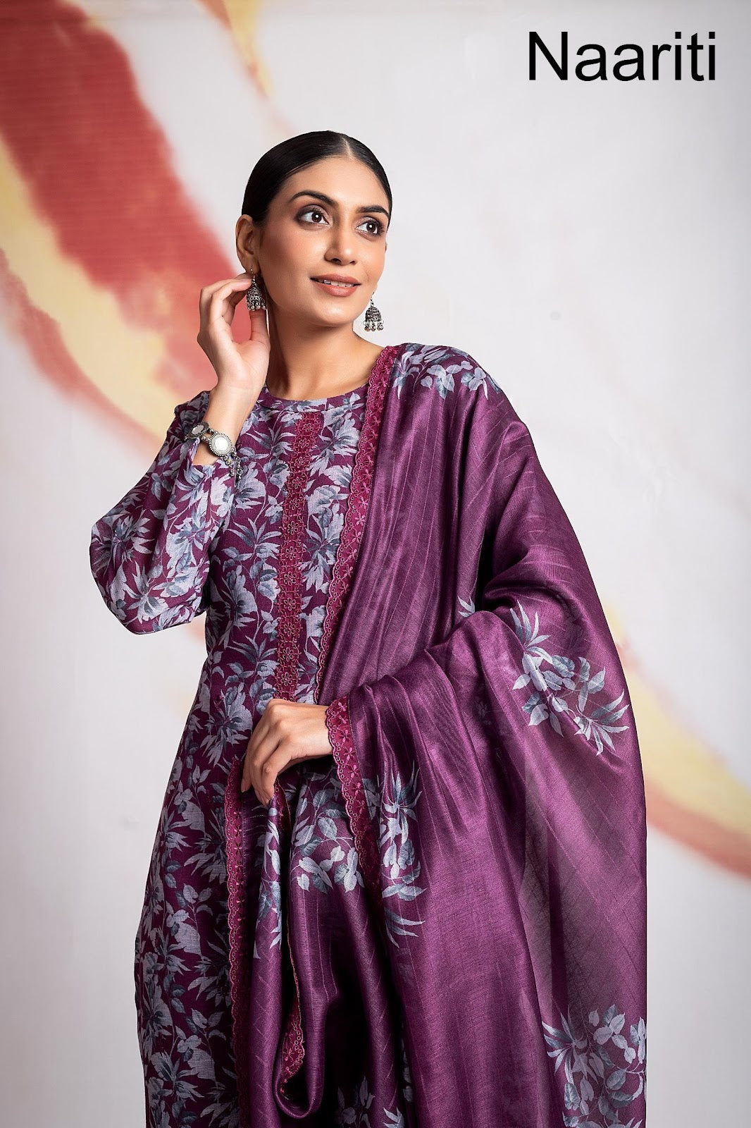 Mogra 4 Naariti Linen Pant Style Suits Exporter Ahmedabad