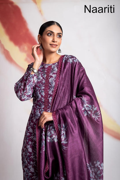 Mogra 4 Naariti Linen Pant Style Suits Exporter Ahmedabad