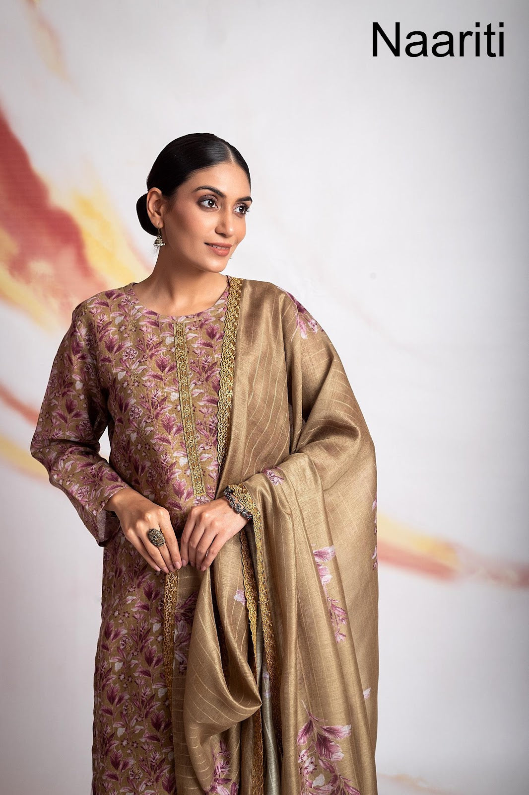Mogra 4 Naariti Linen Pant Style Suits Exporter Ahmedabad