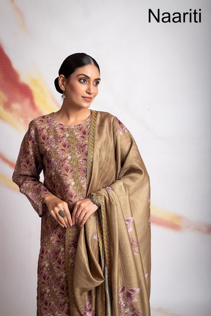 Mogra 4 Naariti Linen Pant Style Suits Exporter Ahmedabad