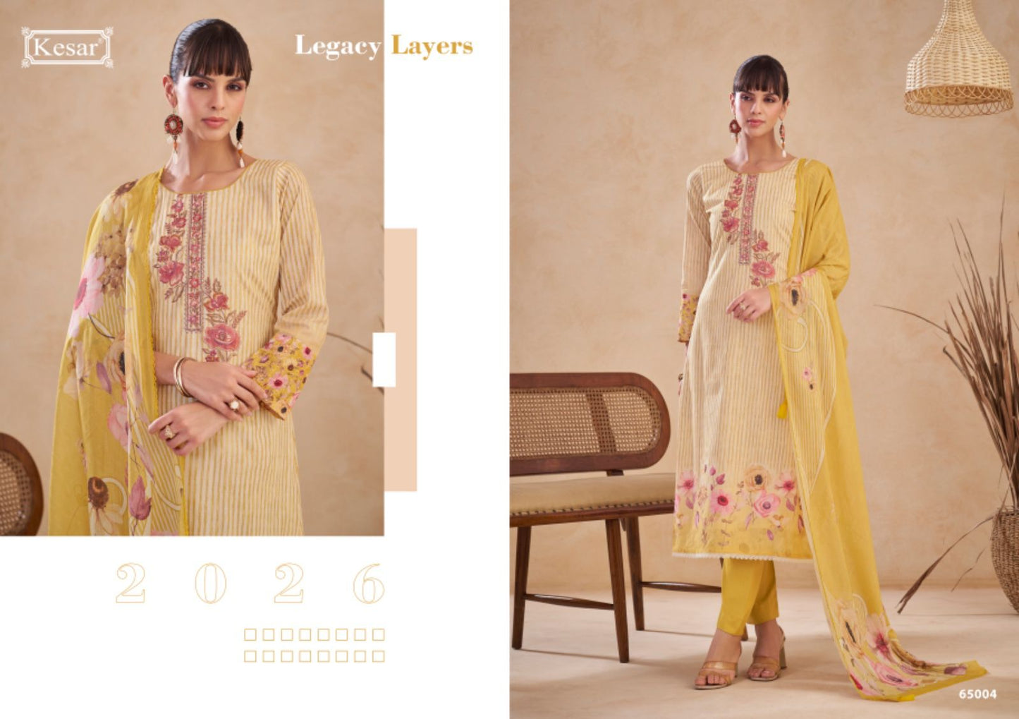 Mohabbat Kesar Lawn Cotton Karachi Salwar Suits Exporter Gujarat