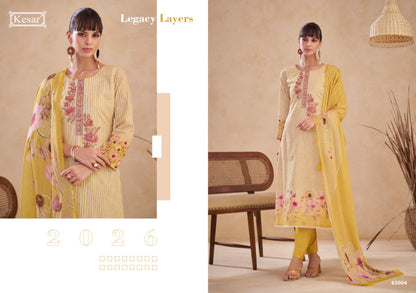 Mohabbat Kesar Lawn Cotton Karachi Salwar Suits Exporter Gujarat