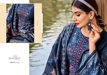 Mohabbat Riaz Art Lawn Karachi Salwar Suits Supplier Ahmedabad