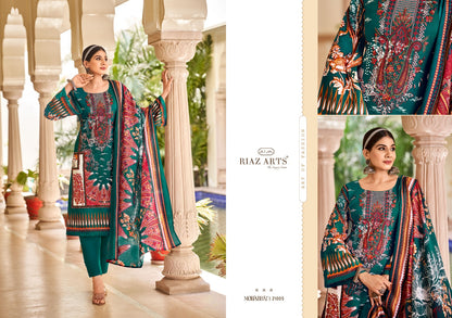 Mohabbat Riaz Art Lawn Karachi Salwar Suits Supplier Ahmedabad