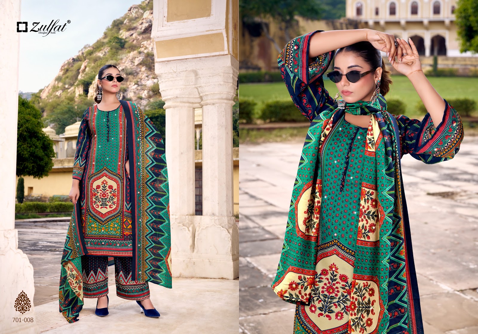 Mohabbat Zulfat Designer Rayon Karachi Salwar Suits Wholesale Price