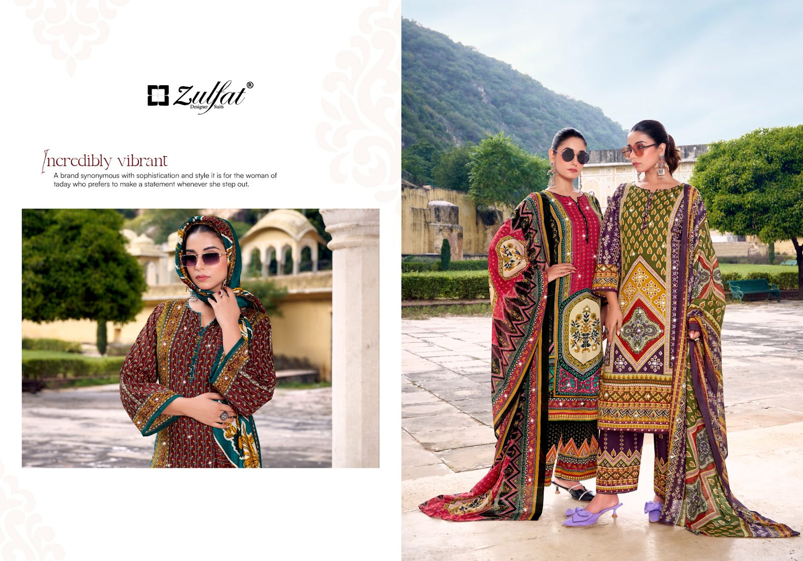 Mohabbat Zulfat Designer Rayon Karachi Salwar Suits Wholesale Price