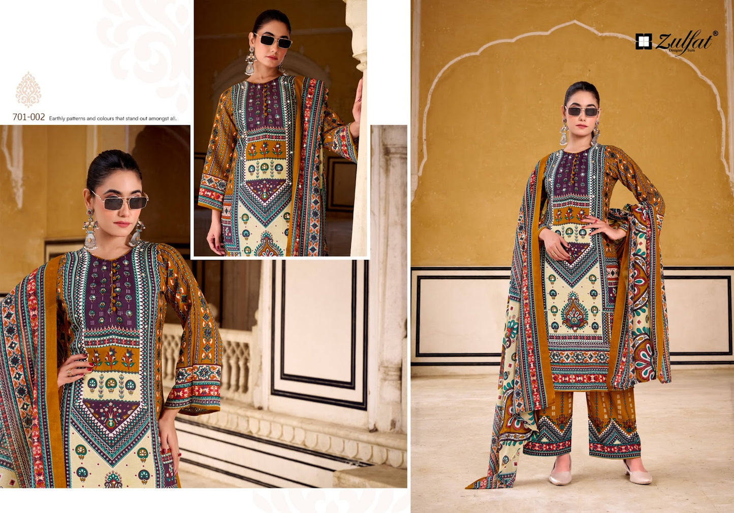 Mohabbat Zulfat Designer Rayon Karachi Salwar Suits Wholesale Price