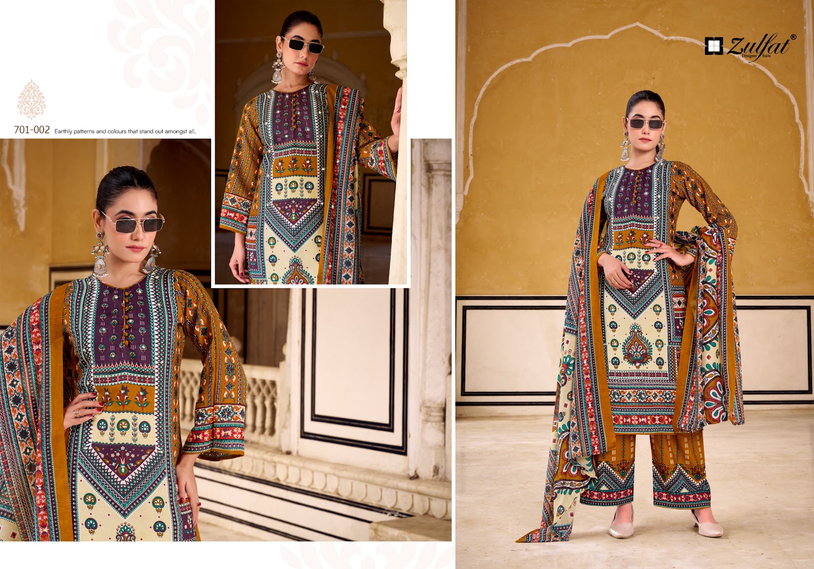Mohabbat Zulfat Designer Rayon Karachi Salwar Suits Wholesale Price