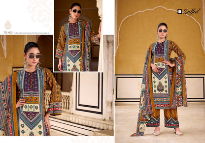 Mohabbat Zulfat Designer Rayon Karachi Salwar Suits Wholesale Price