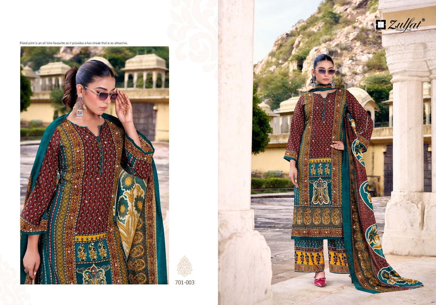 Mohabbat Zulfat Designer Rayon Karachi Salwar Suits Wholesale Price