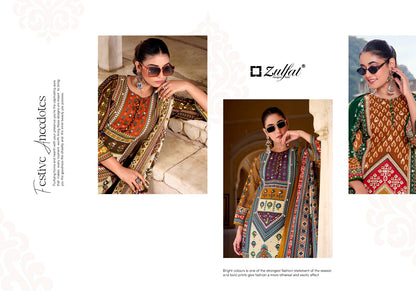 Mohabbat Zulfat Designer Rayon Karachi Salwar Suits Wholesale Price