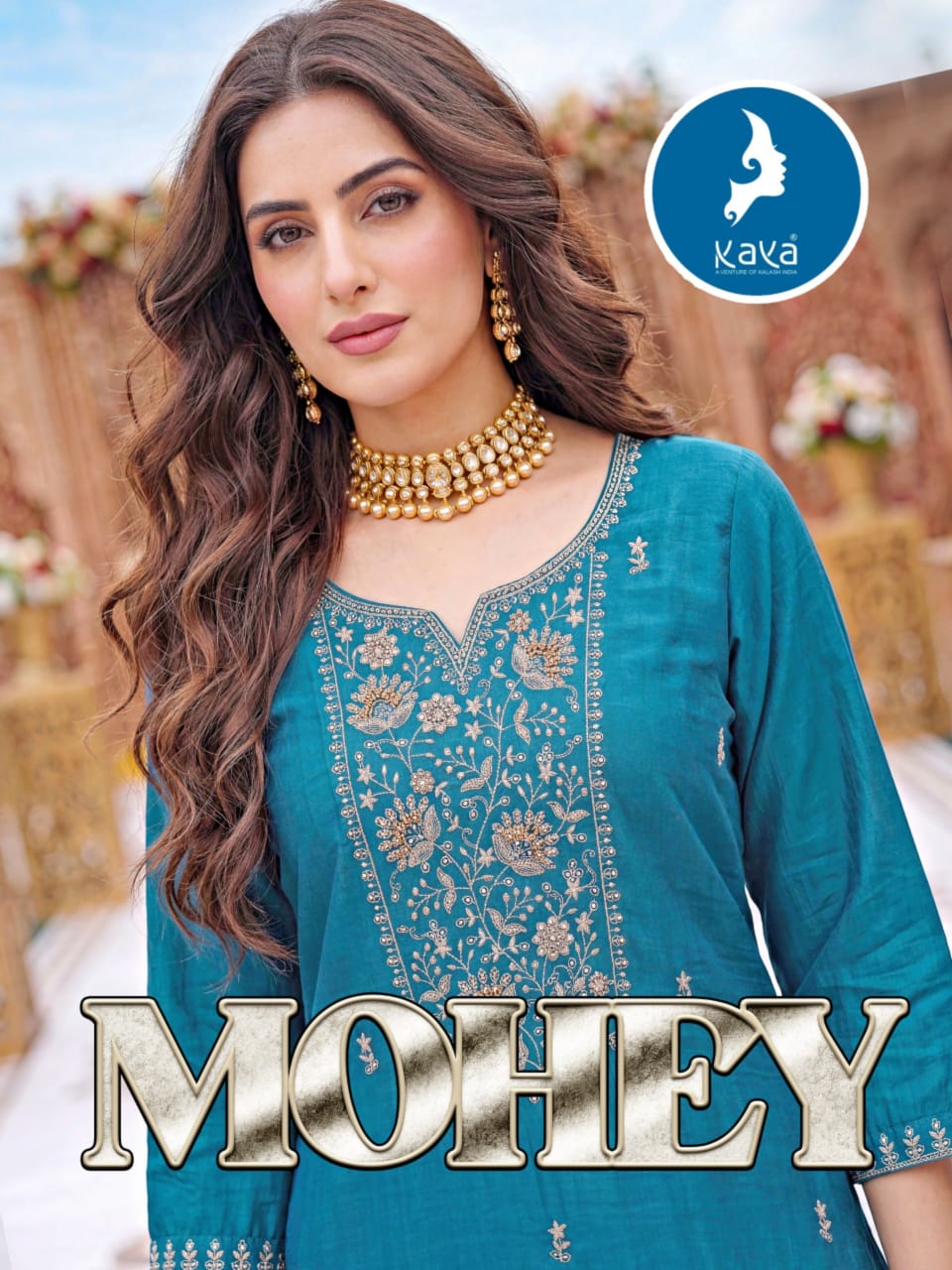 Mohey Kaya Roman Readymade Pant Style Suits Exporter Ahmedabad