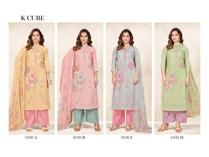 Mohini 1030 K Cube Pant Style Suits Wholesaler